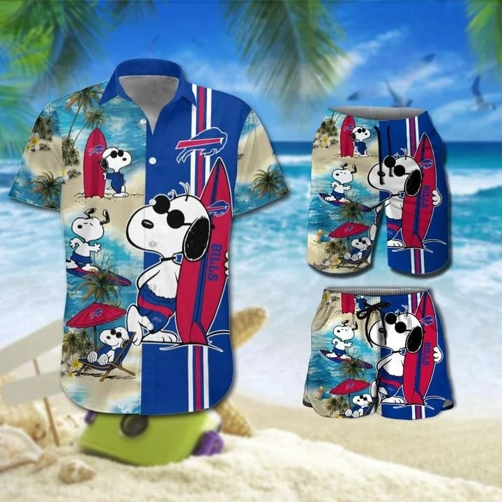 Snoopy And Buffalo Bills Hawaiian Shirt