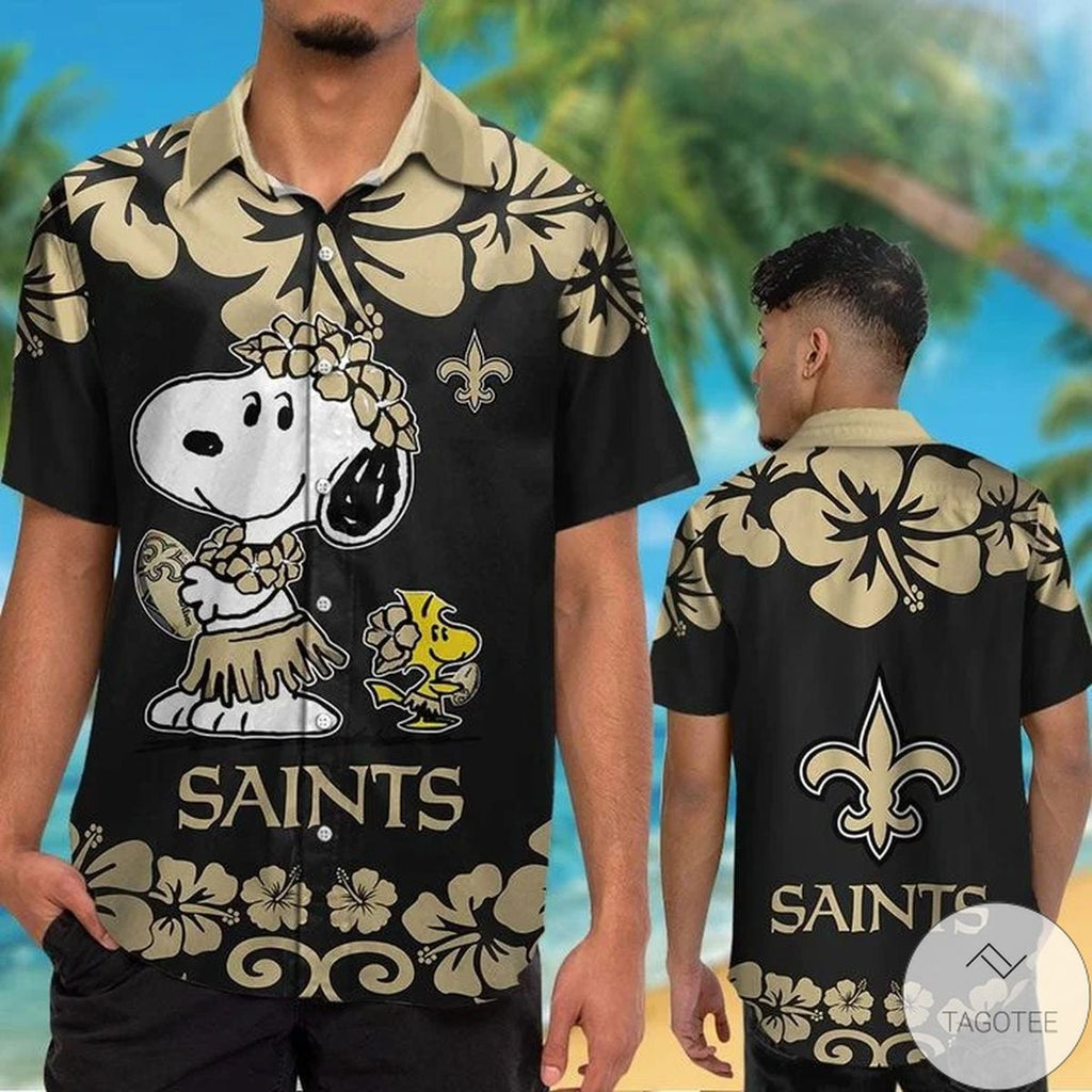 New Orleans Saints & Snoopy Hawaiian Shirt