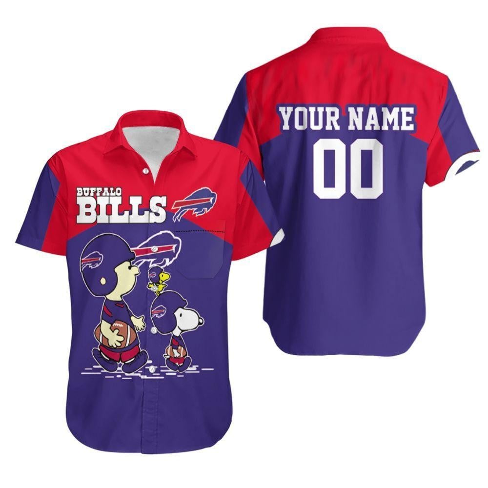 Personalized Buffalo Bills Snoopy Fan Now Any Forever Hawaiian Shirt