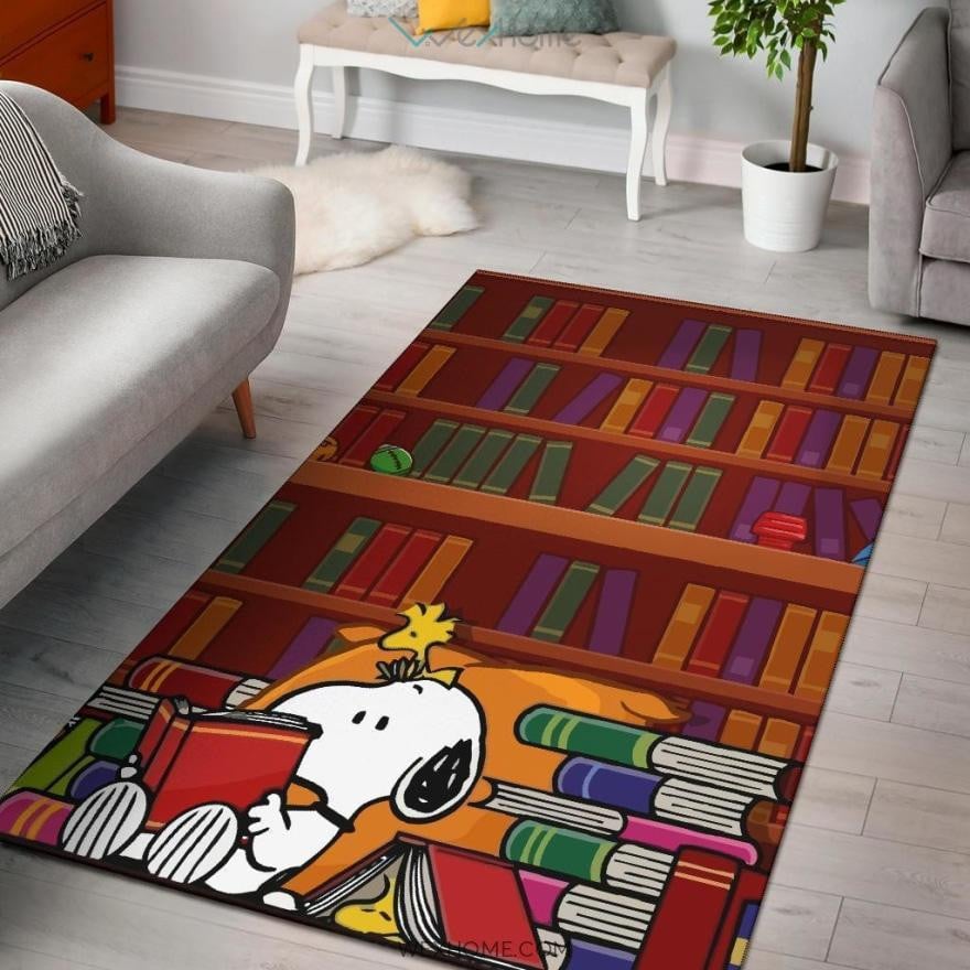 Snoopy Peanuts Rug, Gift For Fan Rug Home Decor Floor Decor