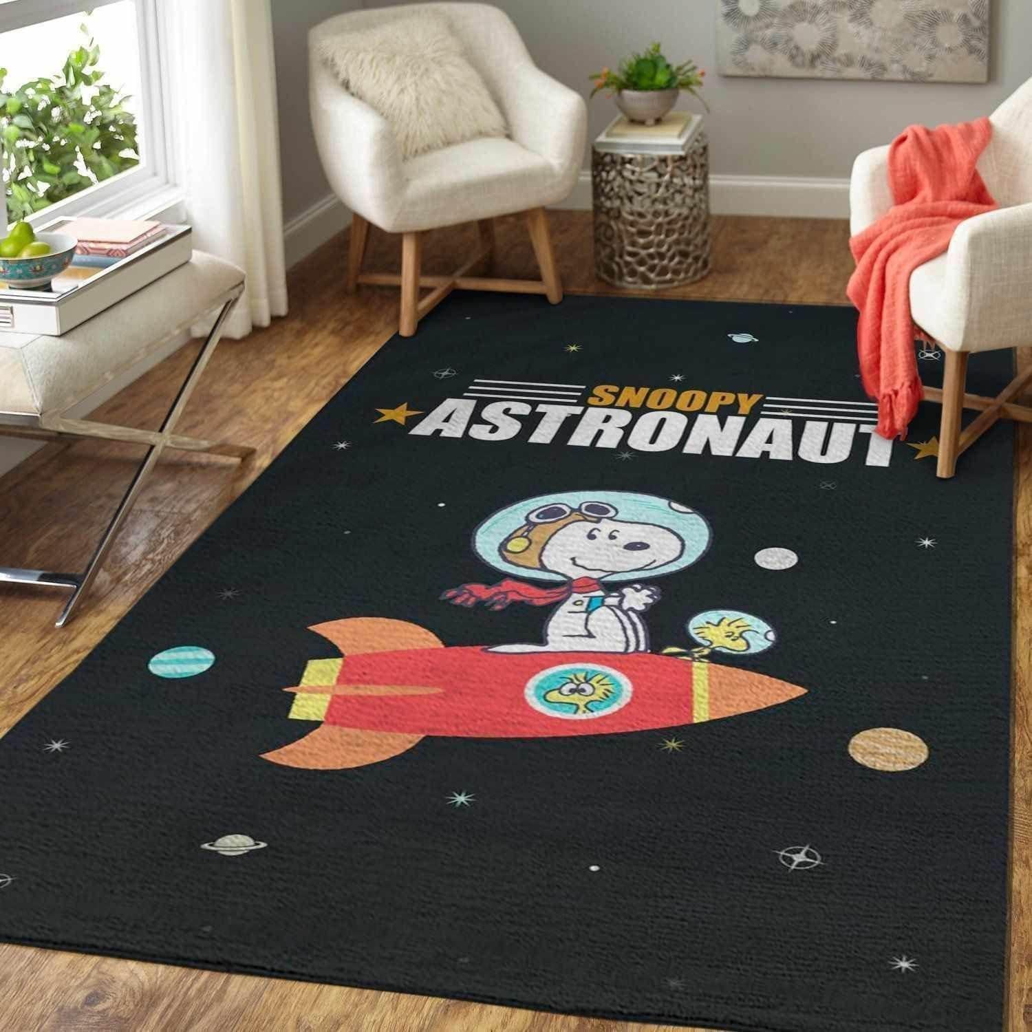 Snoopy Peanuts Rug, Gift For Fan Rug Home Decor Floor Decor
