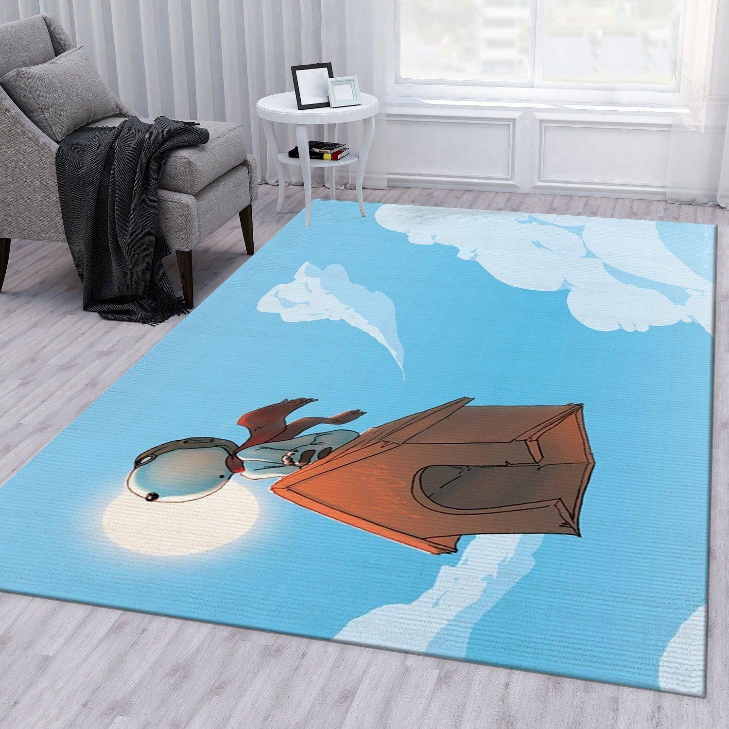 Snoopy Peanuts Rug 37, Gift For Fan Rug Home Decor Floor Decor