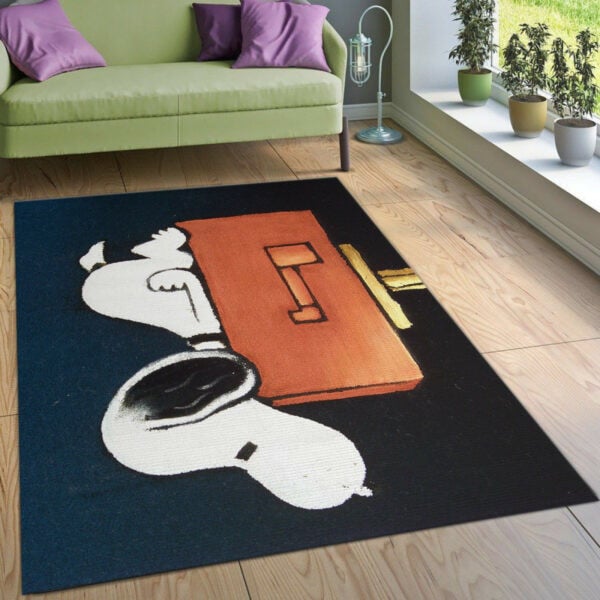 Snoopy Peanuts Rug, Gift For Fan Rug Home Decor Floor Decor