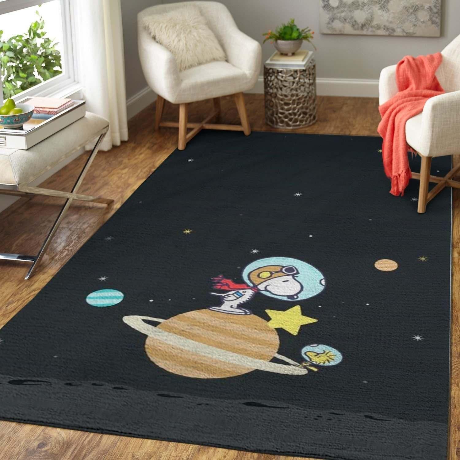 Snoopy Peanuts Rug, Gift For Fan Rug Home Decor Floor Decor