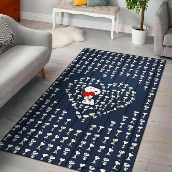 Snoopy Peanuts Rug 18, Gift For Fan Rug Home Decor Floor Decor 1906