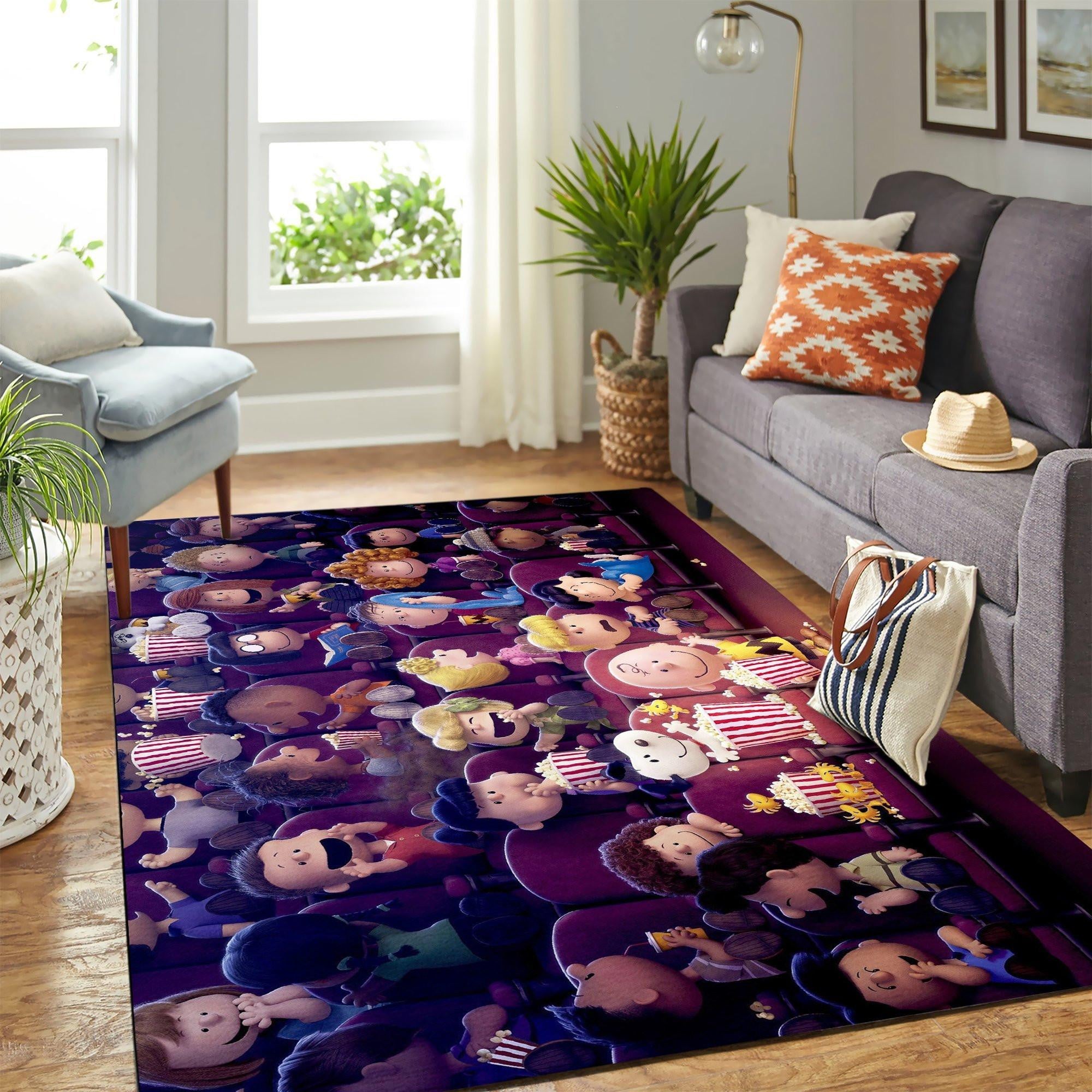 Snoopy Peanuts Rug 23, Gift For Fan Rug Home Decor Floor Decor