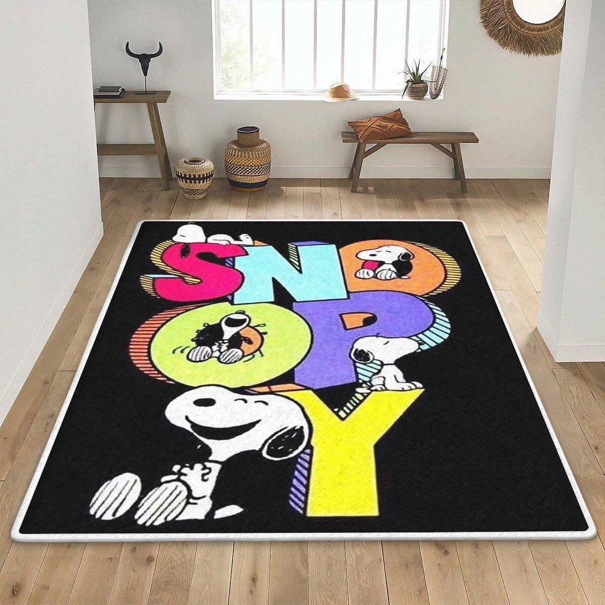 Snoopy Peanuts Rug 6, Gift For Fan Rug Home Decor Floor Decor