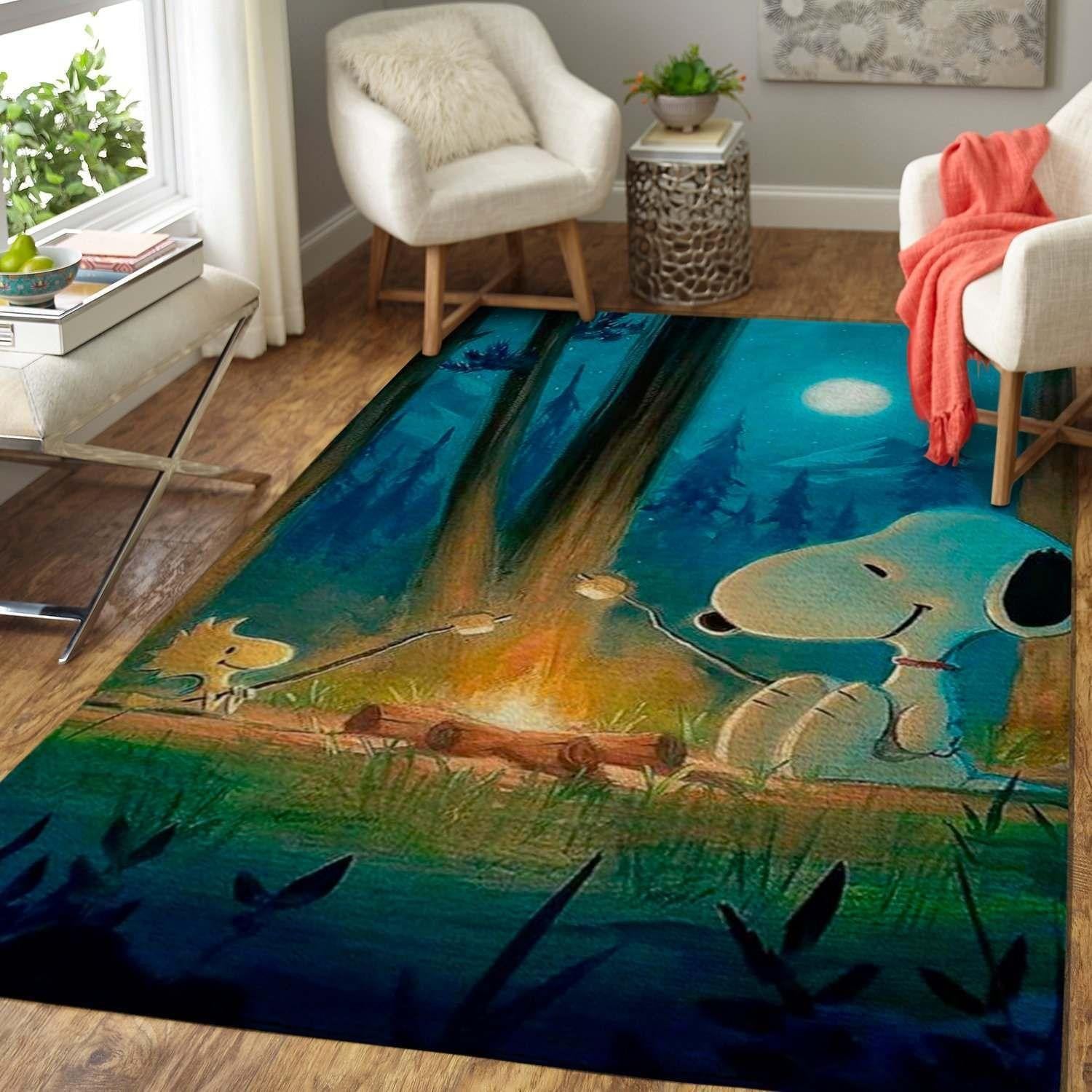 Snoopy Peanuts Rug 29, Gift For Fan Rug Home Decor Floor Decor