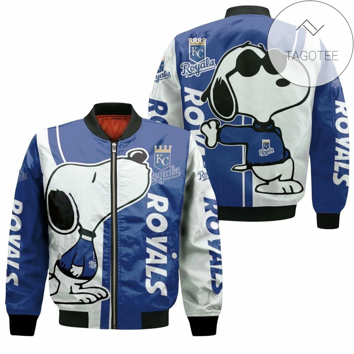 MLB Kansas City Royals Snoopy Lover Bomber Jacket