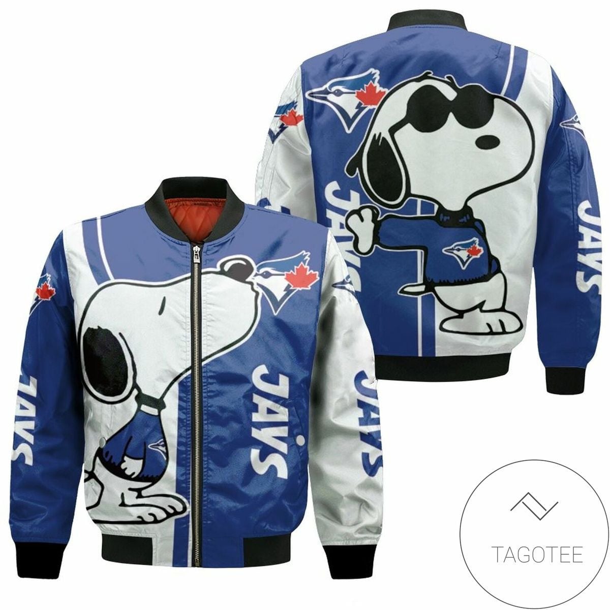 MLB Toronto Blue Jays Snoopy Lover Bomber Jacket