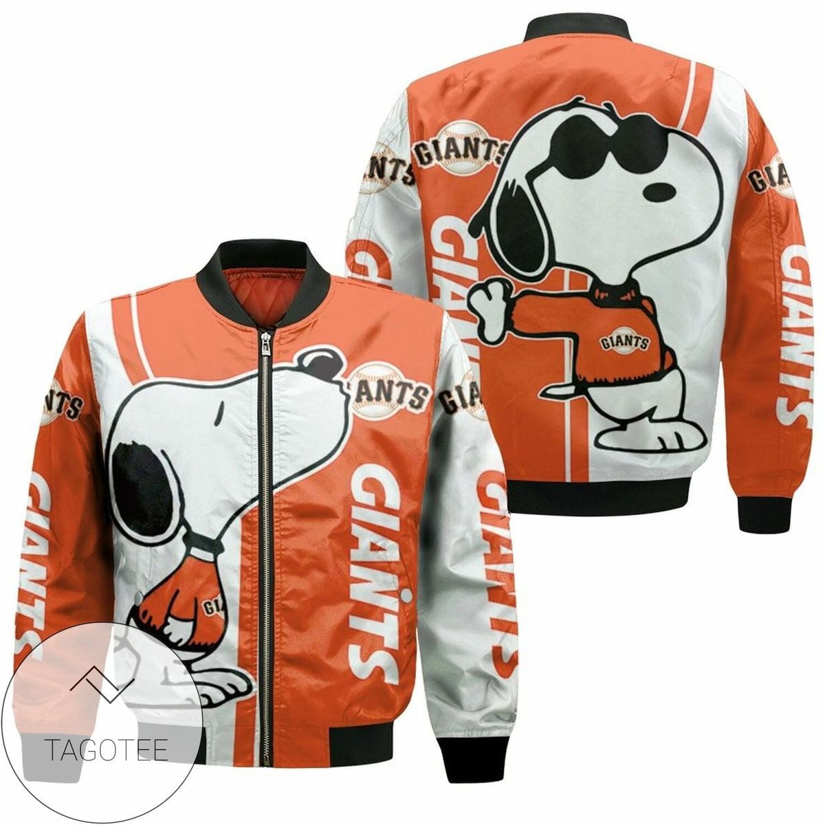 MLB San Francisco Giants Snoopy Lover Bomber Jacket