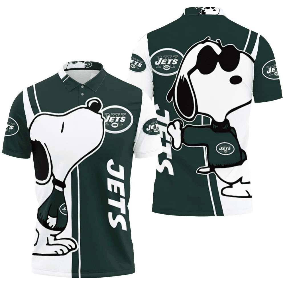Mens & Womens New York Jets Snoopy Lover 3d Printed Polo Shirt All Over Print Shirt 3d T-shirt