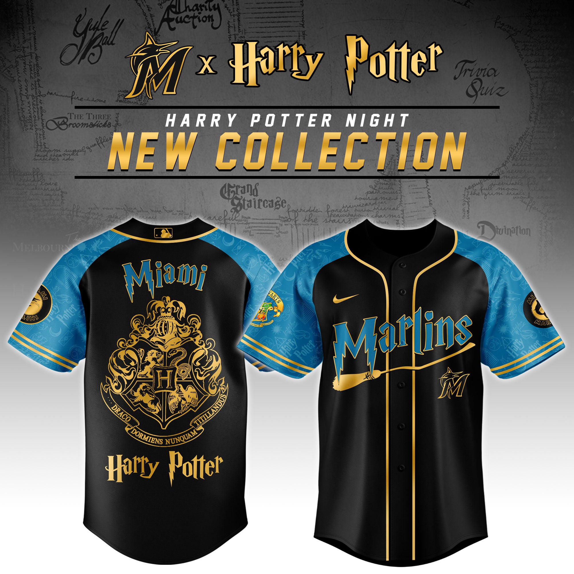 Miami Marlins Harry Potter Night Baseball Jersey 