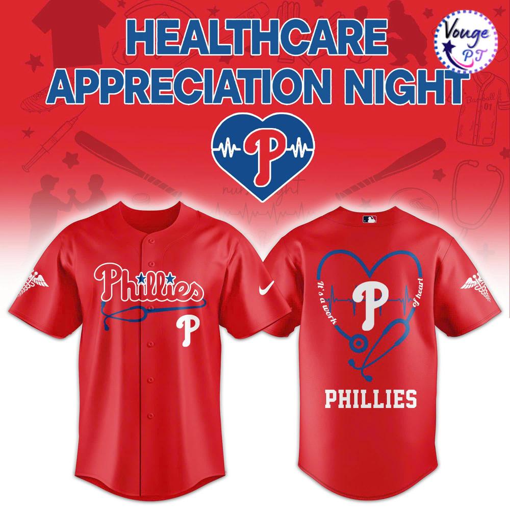 Philadelphia Phillies Healthcare Appreciation Night Limited Baseball Jersey 