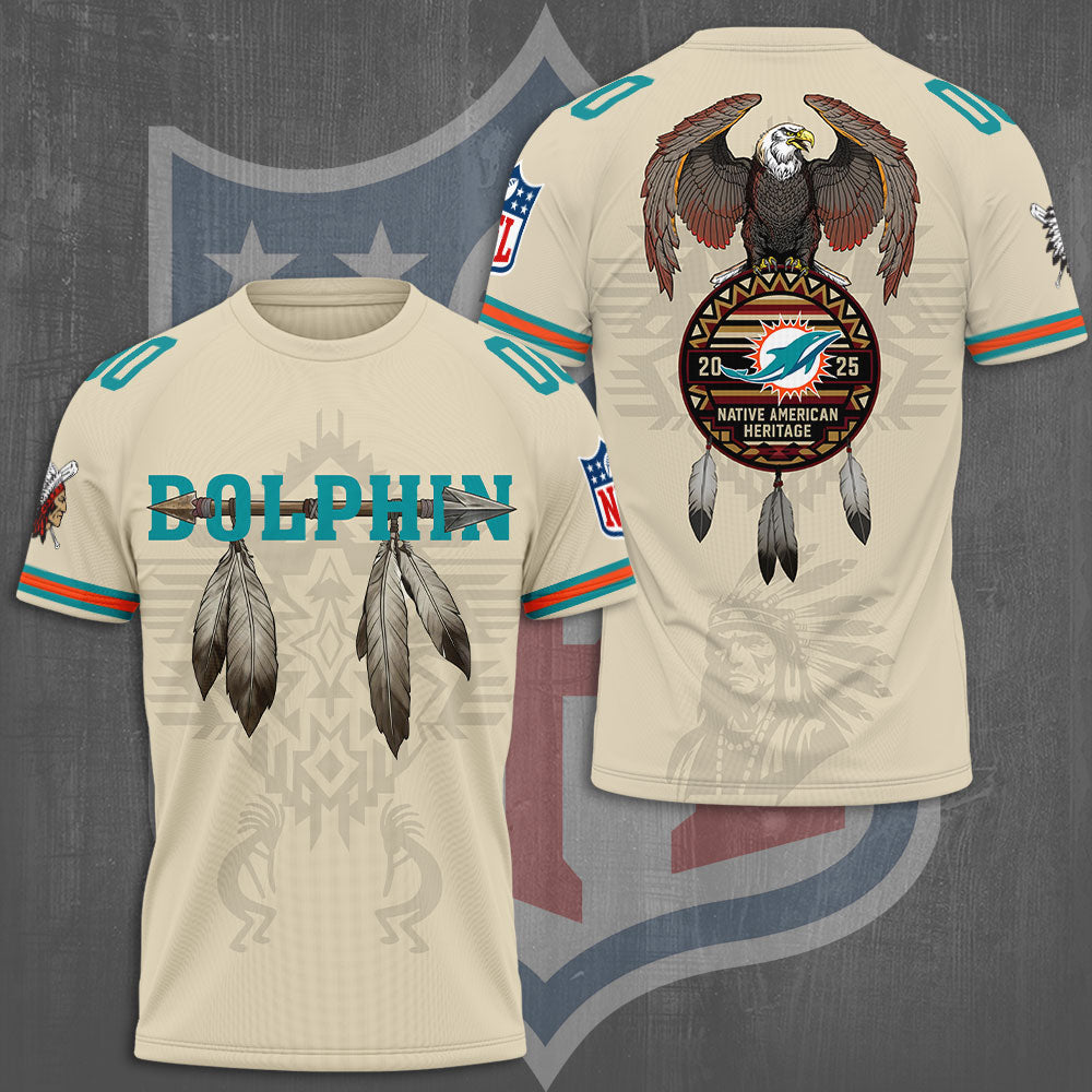 Miami Dolphins x Native American Heritage 3D Apparel 