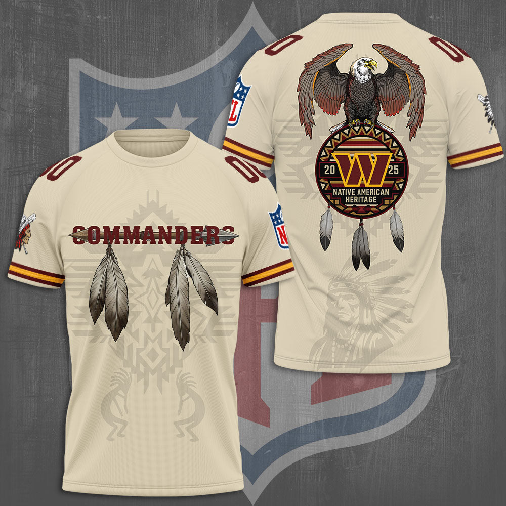 Washington Commanders x Native American Heritage 3D Apparel 