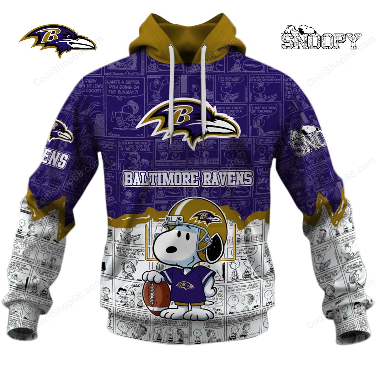 Baltimore Ravens Snoopy Design